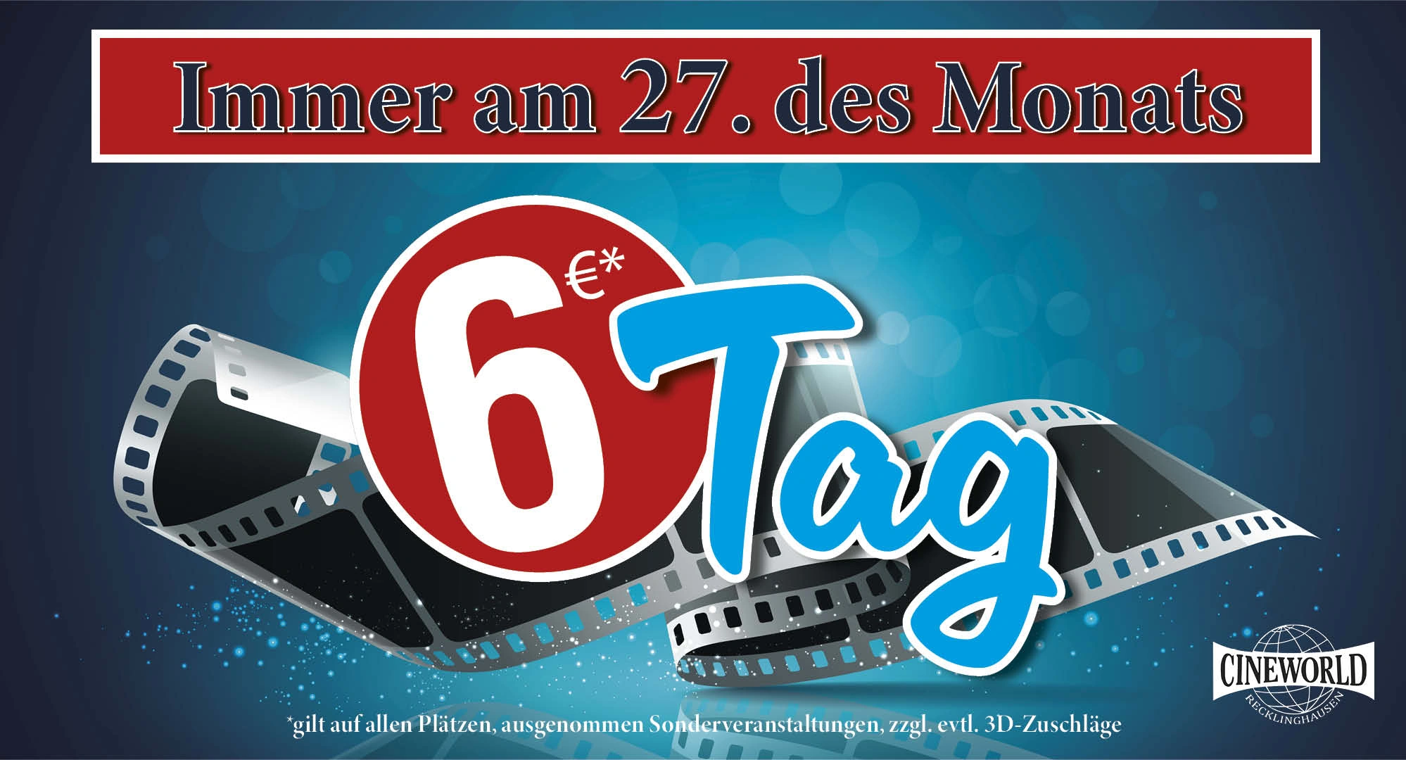 6-Euro-Tag im Cineworld Recklinghausen