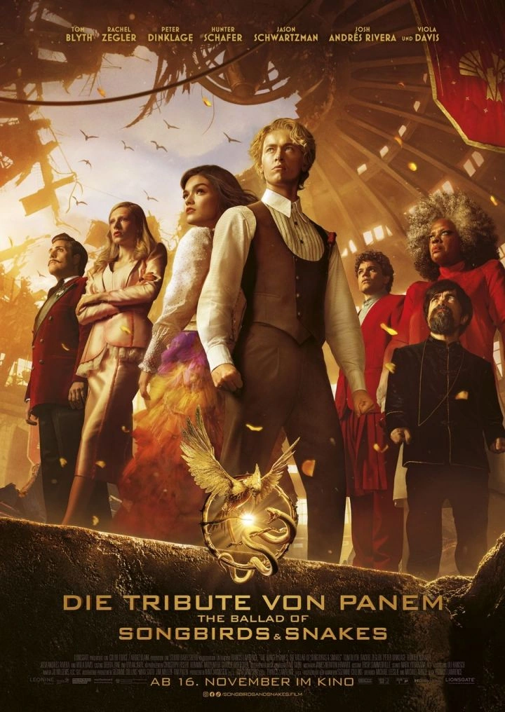 Filmplakat: Die Tribute von Panem - The Ballad of Songbirds & Snakes