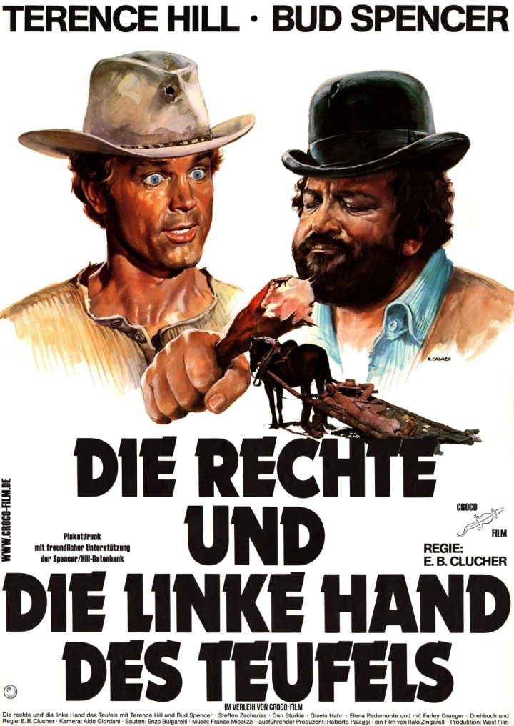 Filmplakat: Die rechte und die linke Hand des Teufels